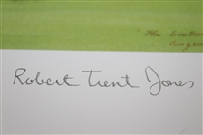 Augusta National Hole 16 Print w/ Robert Trent Jones Signature by Bill Waugh - Artist Proof #16