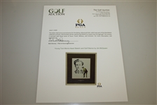 Young Tom Morris Head Sketch and Golf Stance by Jim McQueen