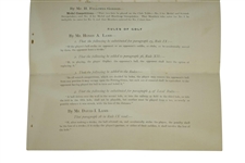 1891 Royal & Ancient Golf Club of St. Andrews Notice of Autumn Meeting - September