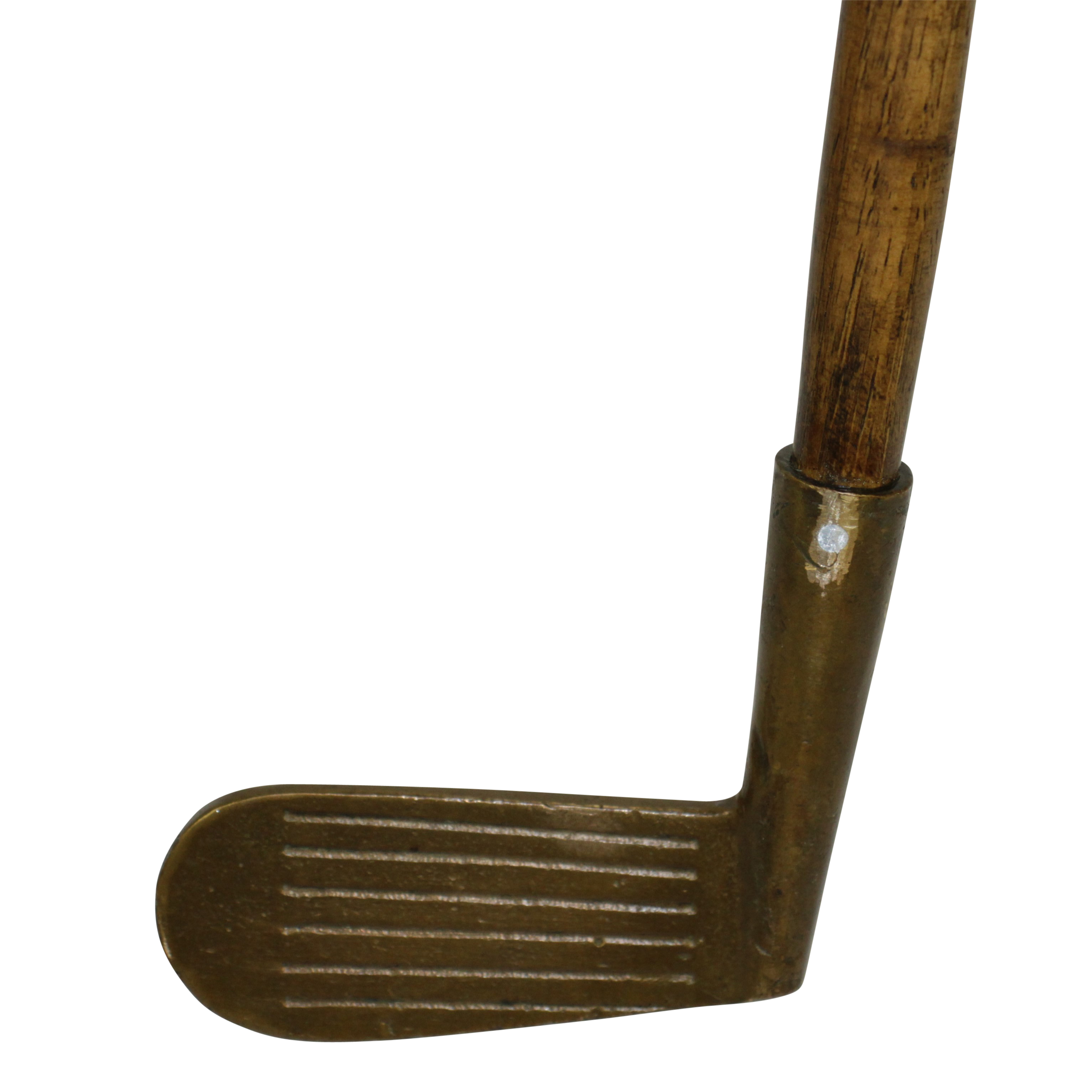 Lot Detail - 1930s Home Golf Putter w/ Brass Head