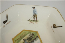 Road Bunker St Andrews Dish w/ James Braid by Pointers of London Illustrated by Bill Waugh