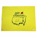 Tiger Woods Signed 2019 Masters Embroidered Flag FULL JSA #Z91284