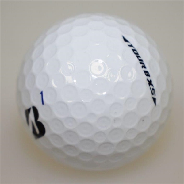 Tiger Woods' Personal Bridgestone Tour BXS Logo 1 Golf Ball