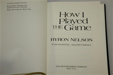 Byron Nelson Signed 'How I  Played The Game' Book JSA #EE96324