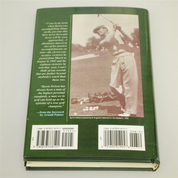 Byron Nelson Signed 'How I  Played The Game' Book JSA #EE96324
