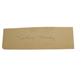 Tommy Armour Signed Cut Album Page FULL JSA 