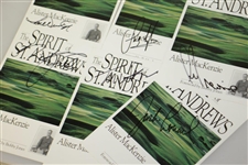Nine Open Champions Signed 'Spirit of St. Andrews' Postcards - Watson, Faldo, & others JSA ALOA