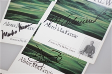 Nine Open Champions Signed 'Spirit of St. Andrews' Postcards - Watson, Faldo, & others JSA ALOA