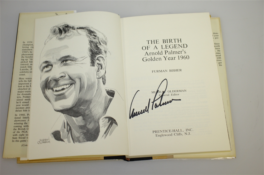 Arnold Palmer Signed 'Birth Of A Legend: Arnold Palmer's Golden Year 1960' Book JSA #EE96320