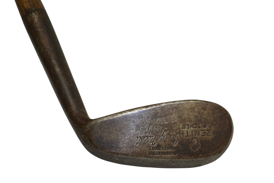 George Nicoll Zenith Wood Shafted Deep Groove Pitcher Iron