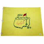 Vijay Singh Signed 2014 Masters Embroidered Flag JSA #EE96298
