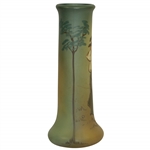 Weller Dickensware Vase - Female Golfer - 10 Tall