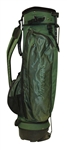 Masters Tournament Green Stand Bag with 2001 Bag Tag - Good Condition