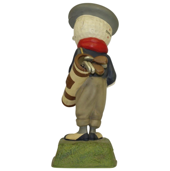 1940's Dunlop Golf Ball Caddie We Play Dunlop Advertising Figural Point Of Purchase Display