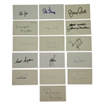 US Open Winners Rose, Boros, Casper, Moody, Bolt & Others Signed Cards JSA ALOA