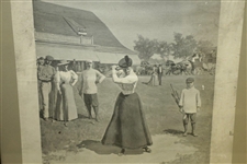 1894 Harper's Bazar Publication Featuring AB Frost's Depiction of Lady Golfer on Cover