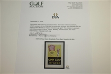 1937 St Paul Open Broadside From Sam Snead's 4th Win - Vibrant Colors