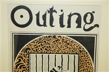 Early 1900's Lady Golfer 'The Outing' September Publication Poster 