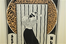 Early 1900's Lady Golfer 'The Outing' September Publication Poster 