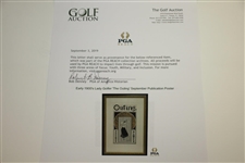 Early 1900's Lady Golfer 'The Outing' September Publication Poster 