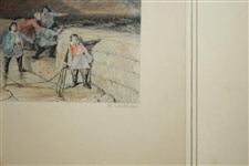1837 'St Andrews From the Pier' Hand Colored Engraving 