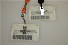 2008 & 2009 Masters Tournament Clubhouse Credentials Badges