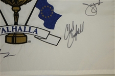 Ray Floyd's 2008 Ryder Cup Valhalla Team USA Signed Embroidered Flag - Vice Captain JSA ALOA