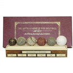 'The Development of the Golf Ball' Presentation Display Piece 