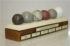 'The Development of the Golf Ball' Presentation Display Piece 