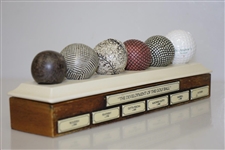 'The Development of the Golf Ball' Presentation Display Piece 