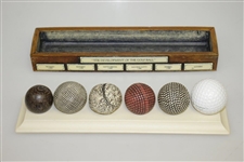 'The Development of the Golf Ball' Presentation Display Piece 