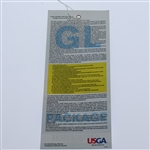 Jim Furyk and Fluff Signed 2017 US Open Monday Ticket JSA ALOA