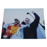 Sergio Garcia and Luke Donald Signed 8 x 10 Photo JSA #M42675