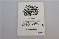 Sam Snead Signed 'Legends of Golf' Players Guide with Photo & Pairing Sheet PSA/DNA #P34685