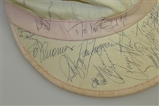 Multi-Signed Hat with Stewart, Watson, Norman, Langer, Crenshaw, and others JSA ALOA