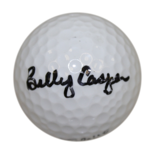 Billy Casper Signed Titleist Logo Ball JSA ALOA