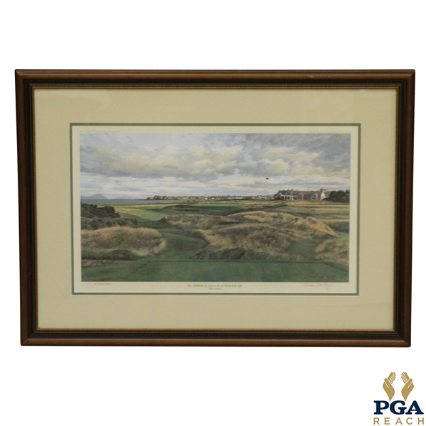 The Clubhouse & 17th At Royal Troon Golf Club Ltd Ed Litho By Linda Hartough - 251/850