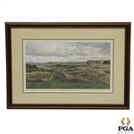 The Clubhouse & 17th At Royal Troon Golf Club Ltd Ed Litho By Linda Hartough - 251/850