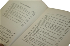 1890 North Berwick New Club Rules & Regulations and List of Members Booklet