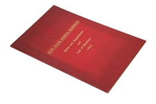 1895 North Berwick New Club Rules & Regulations and List of Members Booklet