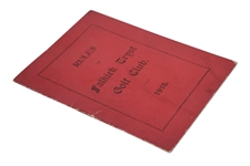 1915 Falkirk Tryst Golf Club Rules Booklet