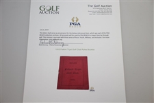 1915 Falkirk Tryst Golf Club Rules Booklet
