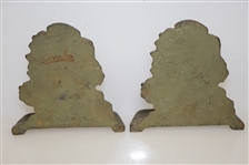 Classic Bobby Jones Cast Iron Bookends by A.C. Williams
