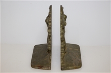 Classic Bobby Jones Cast Iron Bookends by A.C. Williams