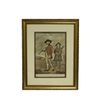 'To The Society of Golfers at Blackheath' Engraving Print by Abbott - Framed