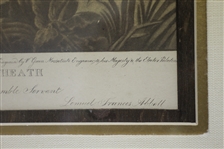 'To The Society of Golfers at Blackheath' Engraving Print by Abbott - Framed
