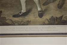 'To The Society of Golfers at Blackheath' Engraving Print by Abbott - Framed