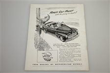 1947 US Women's Amateur Championship at Franklin Hills CC Program - Louise Suggs Winner