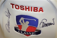 Watson, Langer, Crenshaw, Trevino, Couples & Others Signed Toshiba Classic Bag JSA ALOA