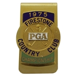 1975 PGA Championship Officials Money Clip - Nicklaus Win